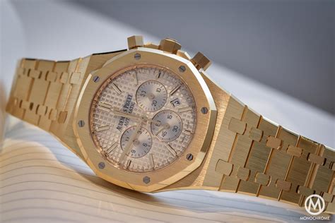 audemars piguet hands on|Audemars Piguet yellow gold.